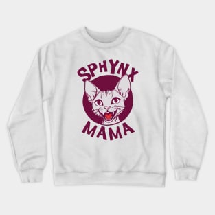 Sphynx Cat Mama Crewneck Sweatshirt